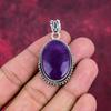Подвеска с аметистом, ювелирные изделия из драгоценных камней, подвеска из цельного серебра 925 пробы, подарок для женщин, подвеска ручной работы