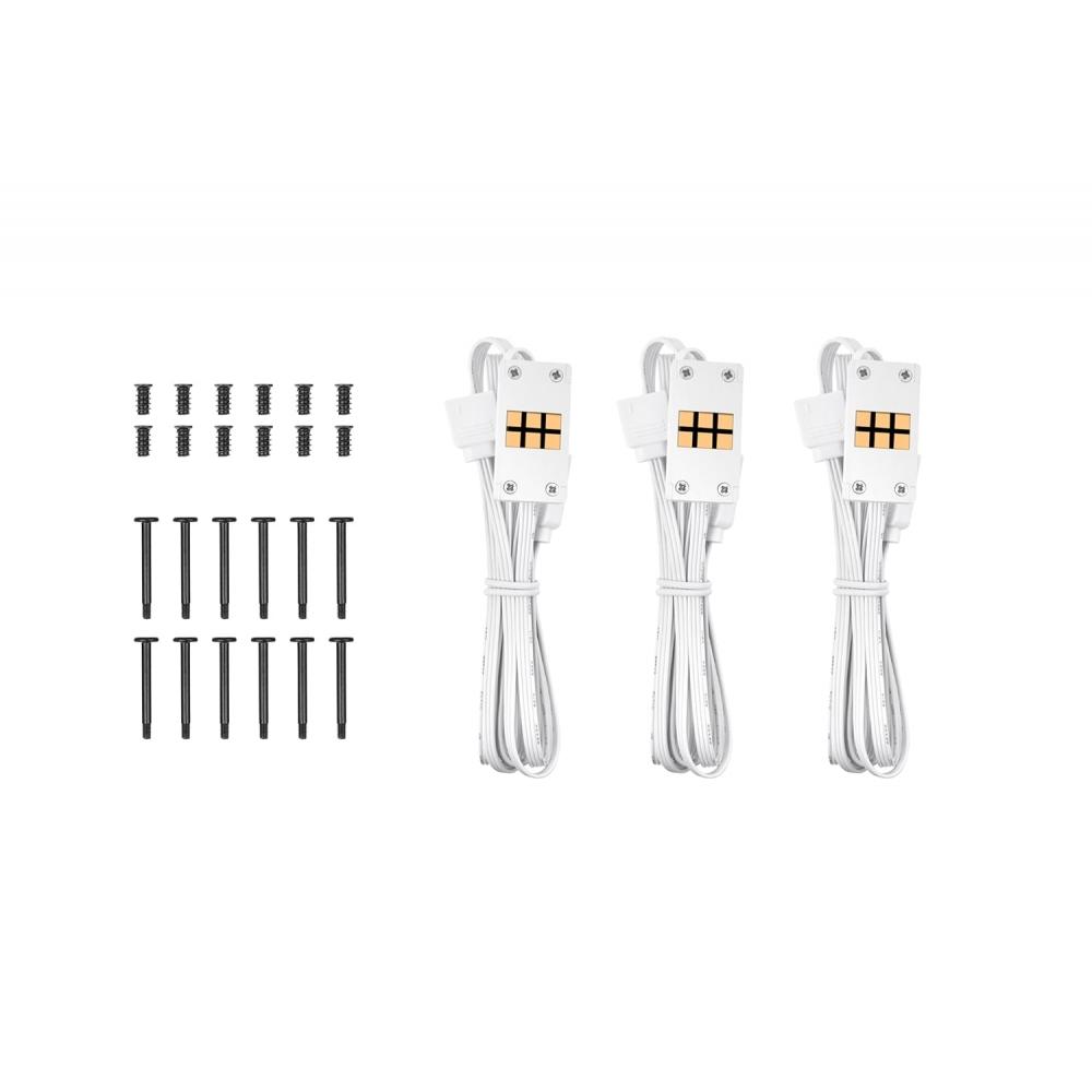 Thermaltake CT140 EX ARGB 140 мм вентилятор для корпуса ПК, комплект из 3 вентиляторов, белый CL-F191-PL14SW-A FN2296