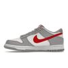 Nike Dunk Low GS Серо-красные детские кроссовки Белые DV7149-001