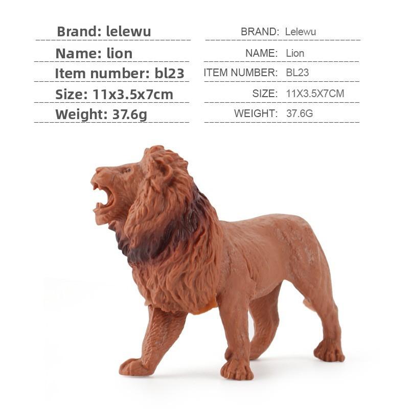 Wild Animal Elephants Tigers Model Set With Realistic Zoo Figures For Kids Educational Play And Learning