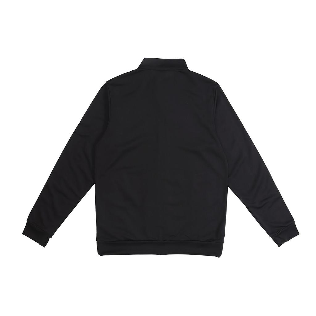 adidas Мужская спортивная куртка Essentials с 3 полосками, трикотажная, regular fit, на молнии, черная с белым DQ3070