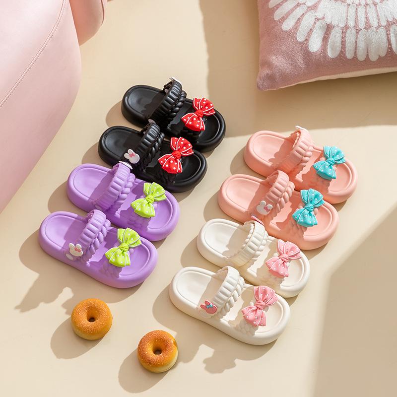2024 Eva Princess Fashion нескользящие сандалии для девочек - мягкие повседневные пляжные тапочки на толстой подошве