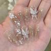 Nail Patch Three-Dimensional Butterfly False Nail Removable Nail Flower Wrapped Pearl Wearing Nail Nail Patch 30 Pieces