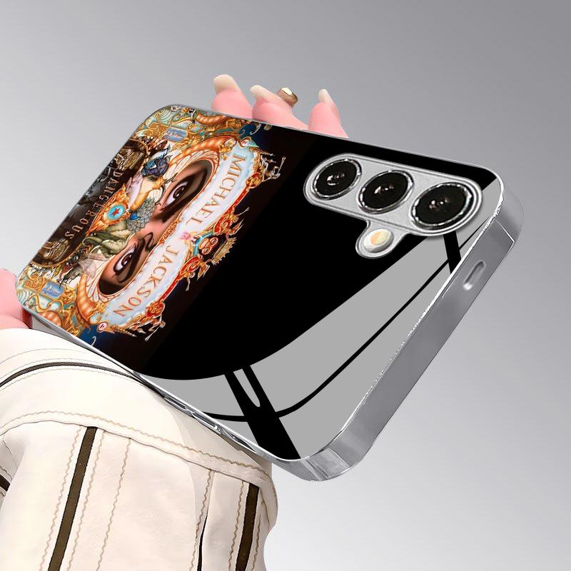 Чехол для телефона 2D с рисунком альбома Danger для Samsung S26 S25 S24 S23 S22 S21 S20 A56 A36 A16 - Защитный чехол из гальванического стекла