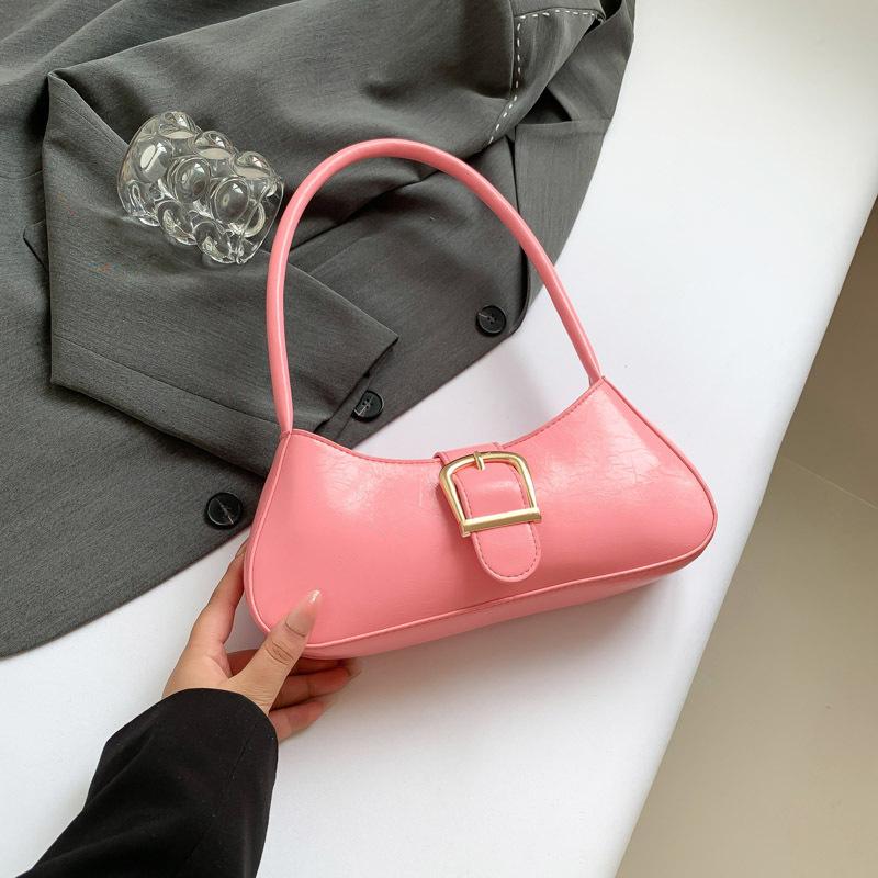 2024 летняя новая тенденция модная ретро сумка подмышкой нишевая дизайнерская сумка через плечо простая модная сумка-мессенджер