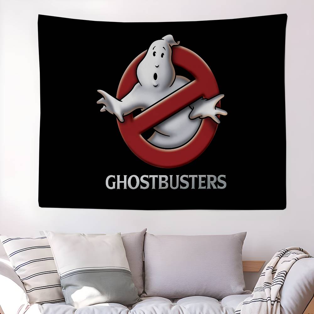 Movie GGhostbusters Anime Tapestry Hippie Flower Wall Carpets Dorm Decor Cheap Hippie Wall Hanging