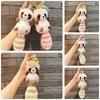 Fluffy Raccoon Plush Keychain Bag Decoration, Doll, 15*6.5cm
