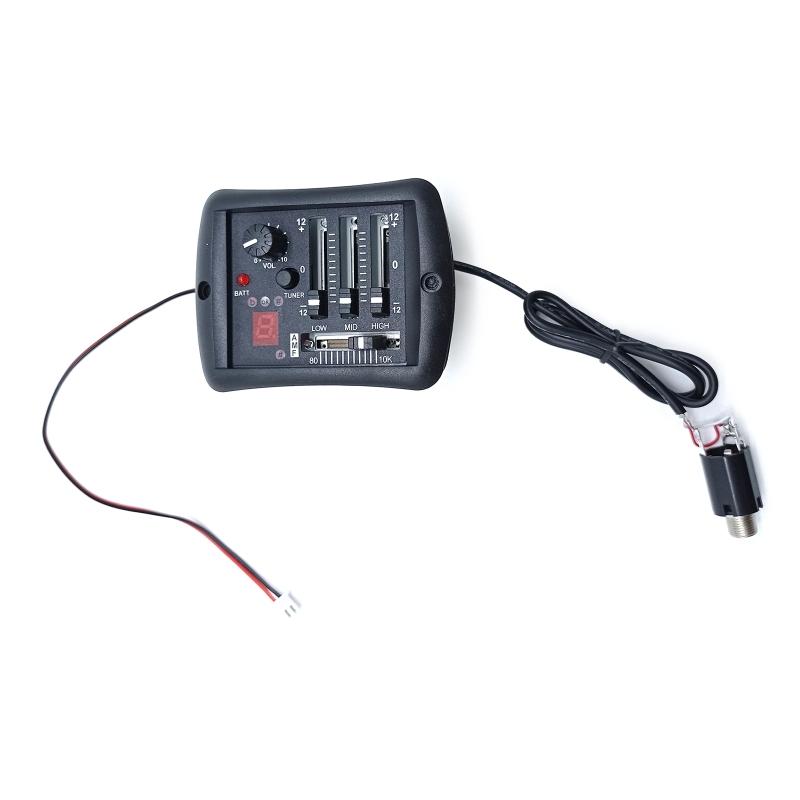 3-полосный предусилитель-эквалайзер-тюнер, пьезо-звукосниматель, звукосниматели для акустической гитары, пьезо-звукосниматель для акустических гитар