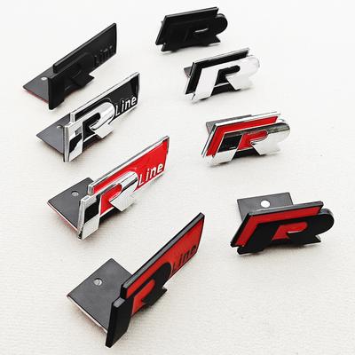 3D Металлический Логотип Автомобиля R RLine Эмблема Значок Наклейка Аксессуары