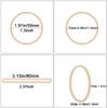 Rubber Bands Size #19 Beige 300pcs Elastic Rubber Bands for Office Supplies
