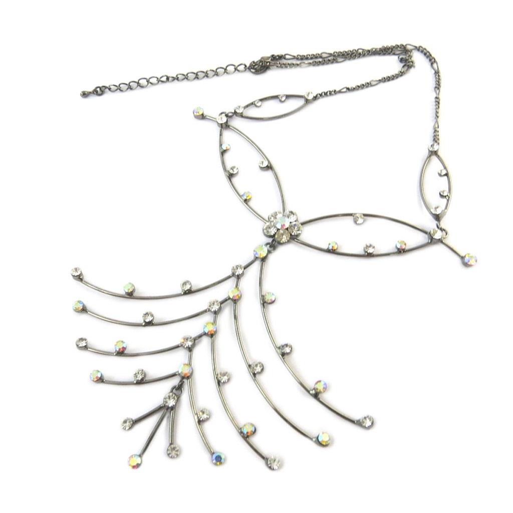 Les Trésors De Lily [D9991] — Белое дизайнерское колье «Розовое»