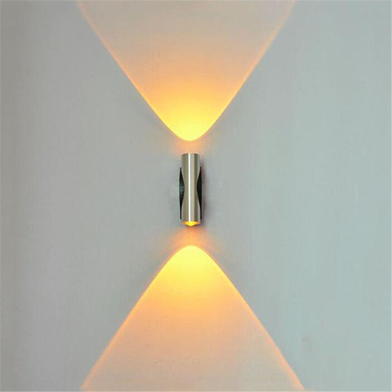 Светодиодный двухголовый домашний бар, потолок, стена, дверь, украшение 85-265 В, подвесной алюминиевый внутренний настенный светильник