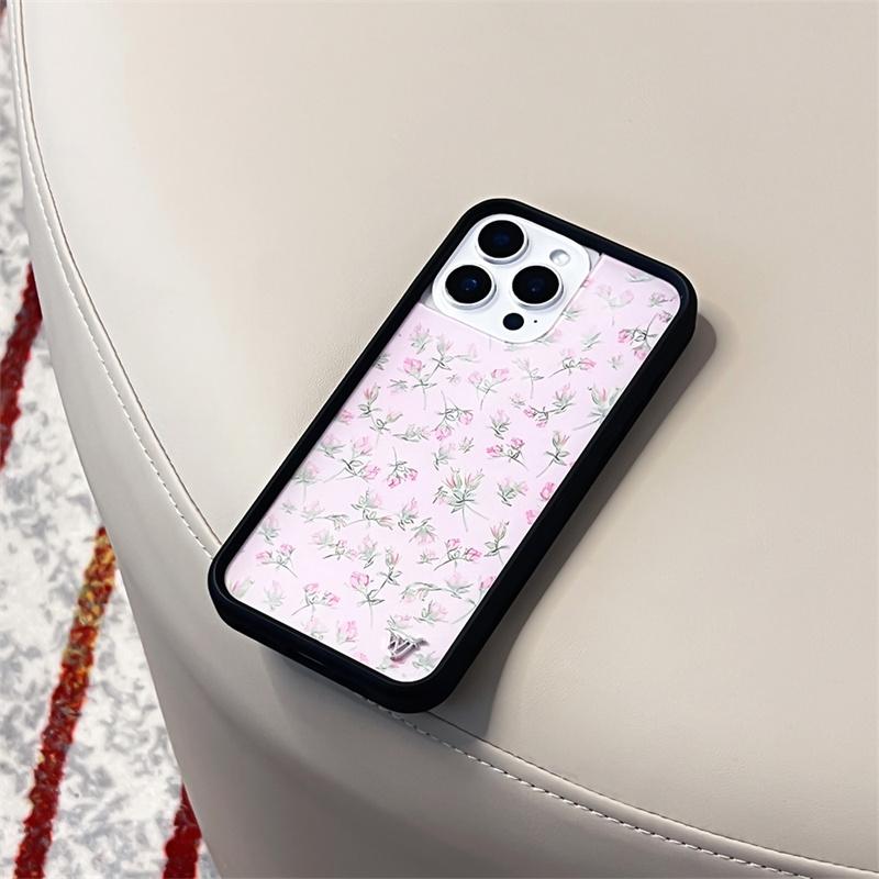Чехол для телефона Wildflower Hot 3D Lilypad Floral wf protect для iPhone 15pro 12 13 14 15 16 Pro Max 16 Plus 16pro Розовый цветок wf Обложка