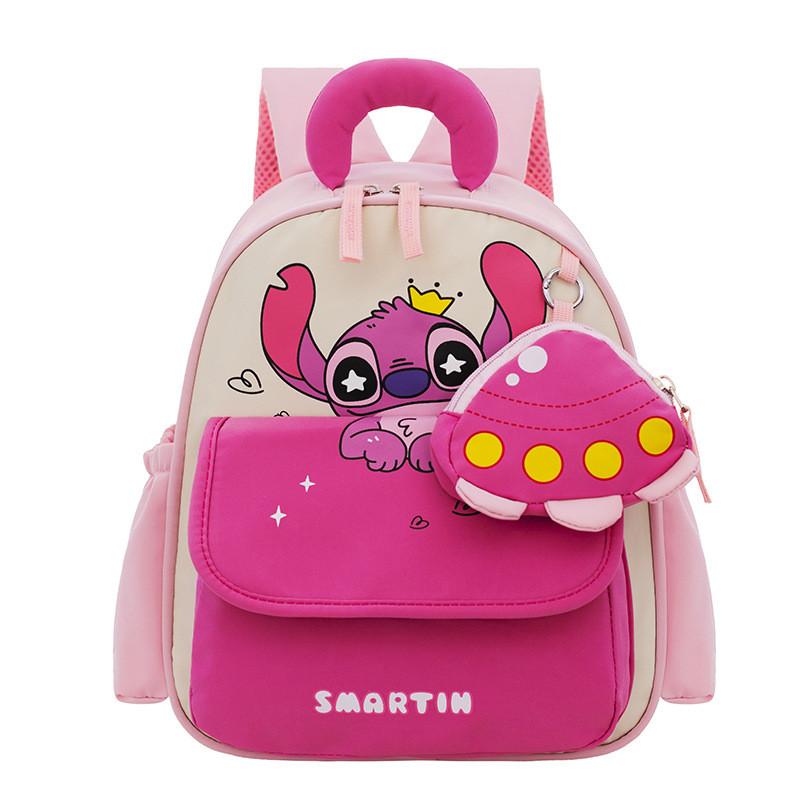 Детский рюкзак Lilo Stitch из нейлона для детского сада и школы