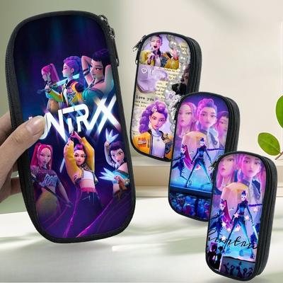 Милый пенал на тему охотников на ведьм в стиле K-pop, детский пенал из холста с принтом