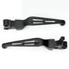 Black Slot Wide Brake Clutch Lever for Harley Dynafatboy Heritage Deluxe Deuce Street Bob Super Wide Glide 1996-2014