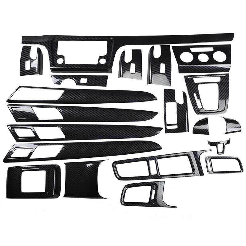 Lavida Декоративный комплект центральной консоли и ручки переключения передач с рисунком из углеродного волокна для 13 моделей