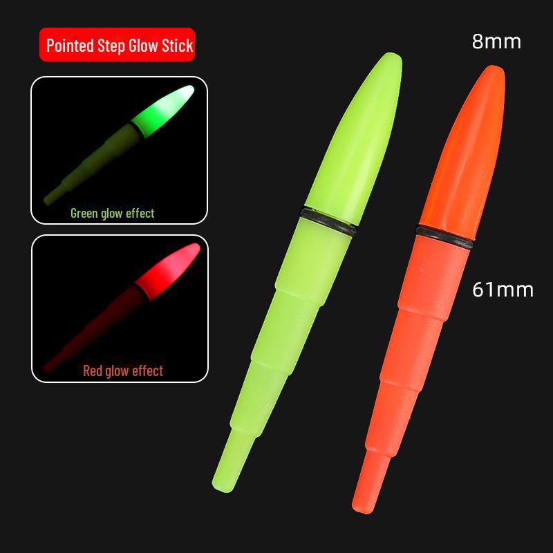 Электронная светящаяся рыболовная палка: Светящаяся головка и плавающая лампа для морской рыбалки