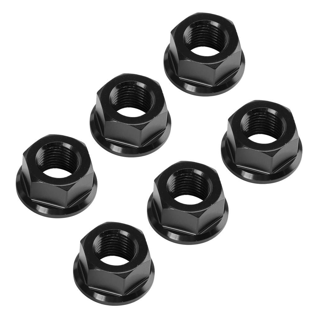 6x Rear Sprocket Nuts M10 X 1 Black For Ducati 1098 1098S 1098R 1198 S 2007-2011