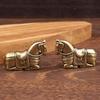 Horse Year Figurine, One Of The Twelve Zodiac Horse Statues, Brass Horse Desktop Ornament, Living Room Table Sculpture