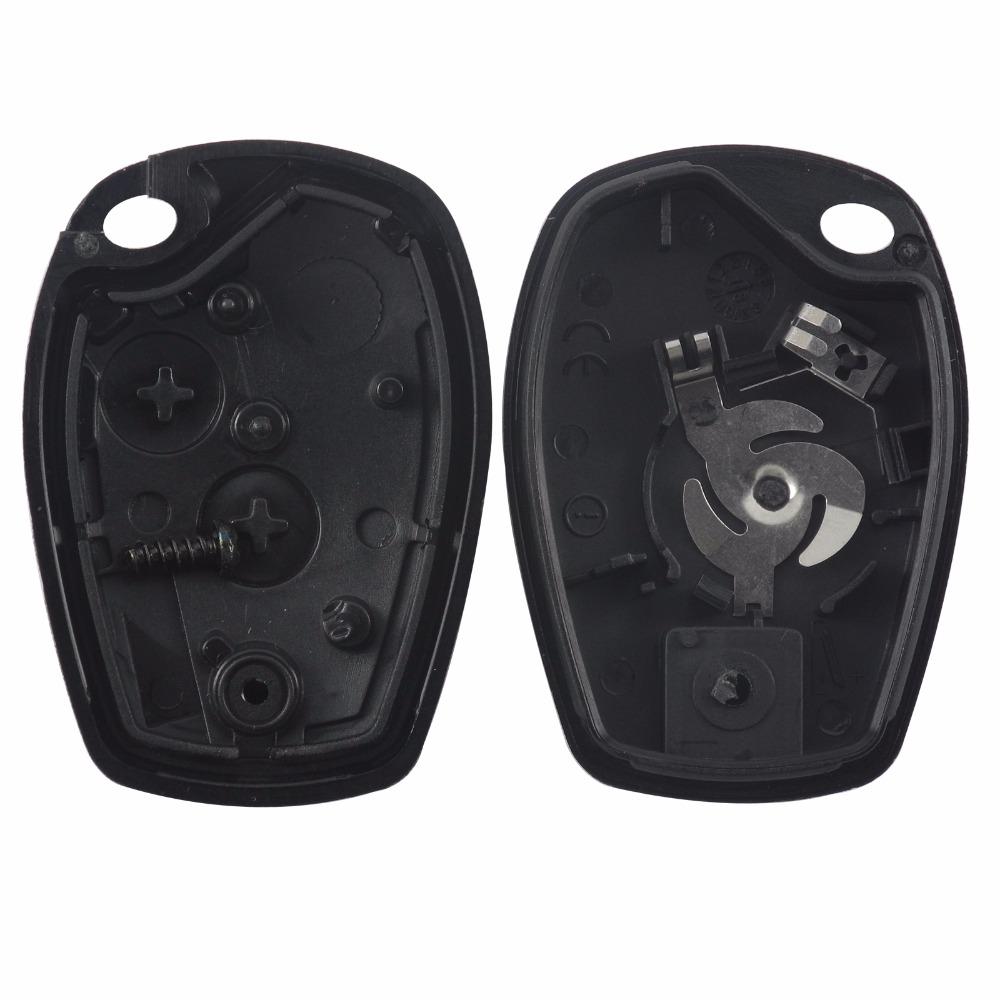 Jingyuqin 10pcs/lot 2 Buttons Car Key Shell Remote Fob Cover Case Styling For Renault Dacia Modus Clio 3 Twingo Kangoo 2