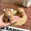 Cute Capibara Squeeze Toys Little Chubby Capybara Slow Rebound Release Squeeze Toy Kapibara Stress-relieving Mini Fidget Toys