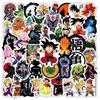 50Pcs Dragon Ball Stickers Rich Element Fade Resistant Waterproof Anime Cartoon Decals for Kids Toys Laptop Skateboard