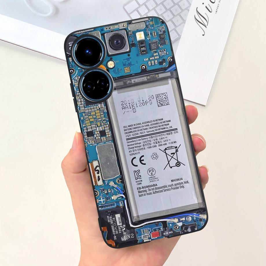 Чехол для телефона Tecno Camon 19 Pro Противоударный Мягкий ТПУ Бампер Для Camon 19 Neo Camon19 Pro 5G Силиконовый Чехол Funda Женская Мода