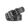 Dress For Women Personality Jeans Hip Hop PU Leather Belt Rivet Waistband Waist Strap Waist Belt