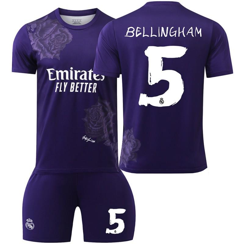 2425 Y3 Co-branded Football Shirt No. 7 C Rovinicius 5 Bellingham 10 Mbabpe Jersey Set
