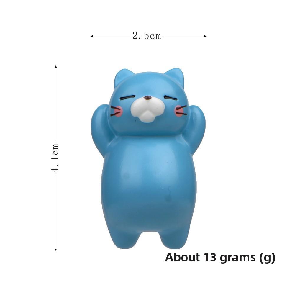 Cute Cat Lazy Three Dimensional Magnetic Refrigerator Resin Decoration Gift For