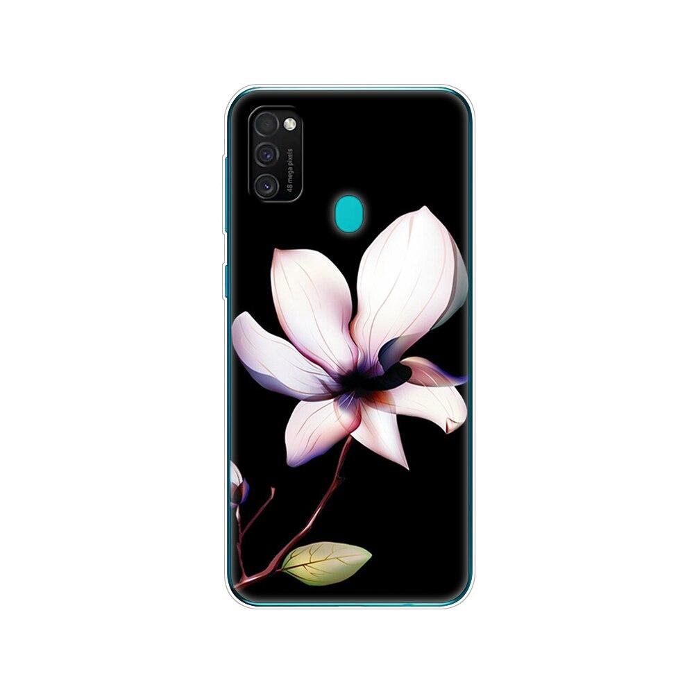 Чехол для Samsung M21, 6,4 дюйма, силиконовый мягкий чехол из ТПУ для Samsung Galaxy M21 M 21 SM-M215FZGUSER m215, задняя сумка для телефона, защитный чехол
