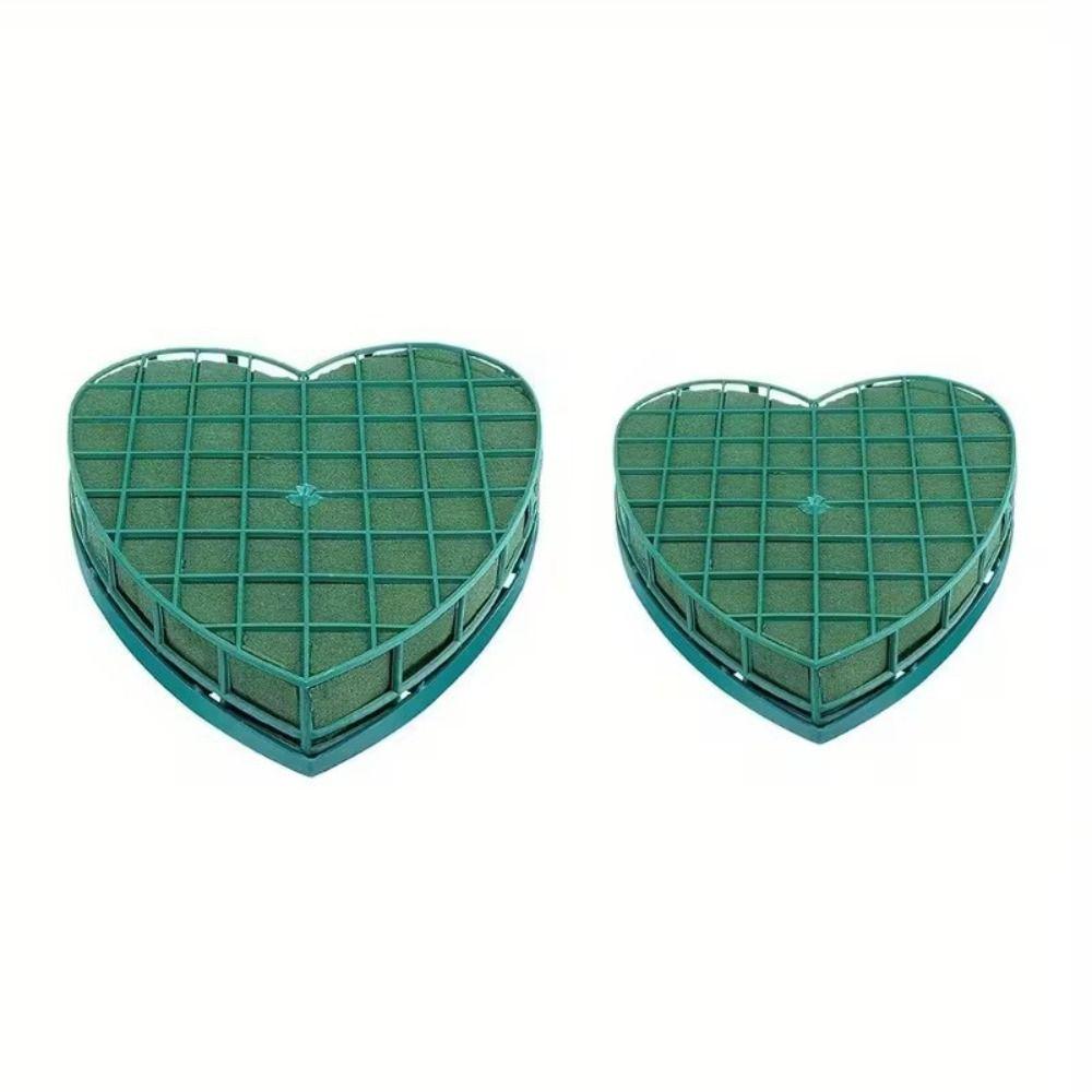 With Suction Cup Floral Bricks Heart Shaped Flower Mud Florist Sponge Vehicle Decoration