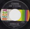 7inch Record BRENDA LEE - Coming On Strong / You Keep Coming  32018 Decca 1966 US Rock Used