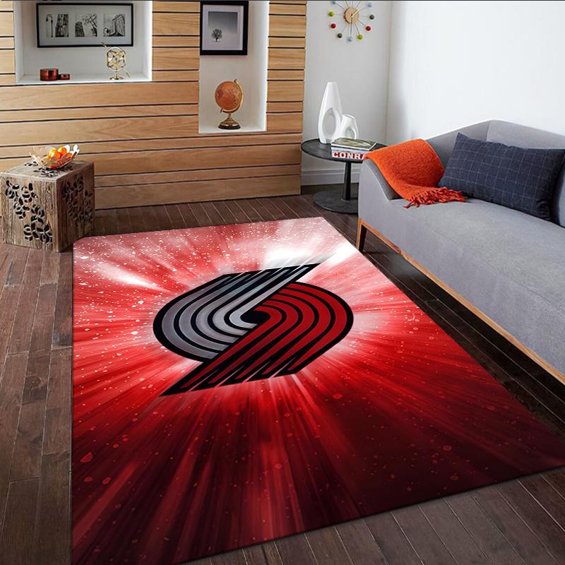 Portland Blazers Artwork Carpet, Kitchen Rugs, Yoga Mat, Non-Slip Mats, Rug for Bathroom, Living Room bedroom, Camping Rugs Christmas Gift