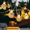 Solar String Lights 5 Meters 10 Meters Crystal Ball Solar Lights Outdoor IP65 Waterproof String Lights Solar Garden Garland Christmas Decoration