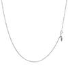 Platinum Chain Necklace Pt850 Rope Square Width Maximum 45cm Length Adjustable [Lara Christie] 1.4mm Approx. 3.6g Lc97-0040