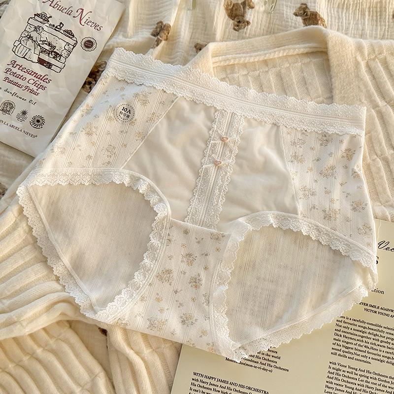 Женское нижнее белье больших размеров, милое, мягкое, кружевное, с цветочным узором, прилегающее к коже, бесшовное, удобное, дышащее, с эффектом подтяжки бедер, со средней посадкой.