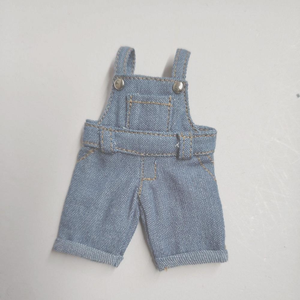 Dressing Game 12cm Cotton Doll's Clothes Suspender Pants Plush Bear Clothes  Children Gift