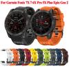 22 мм 26 мм Силиконовый ремешок для Garmin Fenix 7X 7 6 6X Pro 5 5X Plus Epix Gen 2 Ремешок для часов с быстросъемной винтовой пряжкой Браслет Ремень