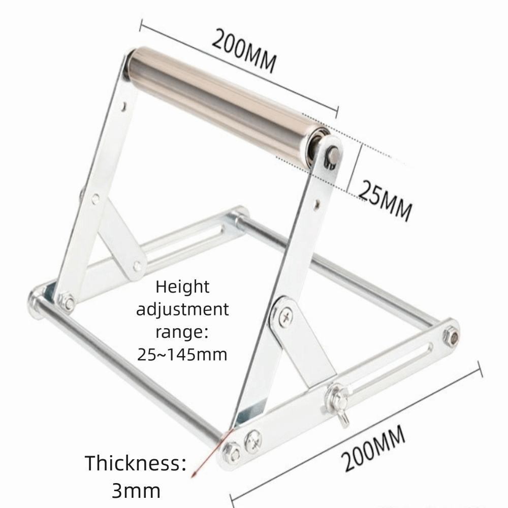 Stainless Steel Cutting Machine Support Frame Cutting Machine Attachment Portability Foldable Material Support Bracket Sturdy