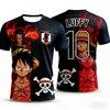 2026 Япония One Piece Луффи Футбольная Майка Футболка Детская Специальная Футбольная Майка Взрослая Мужская Быстросохнущая Футболка
