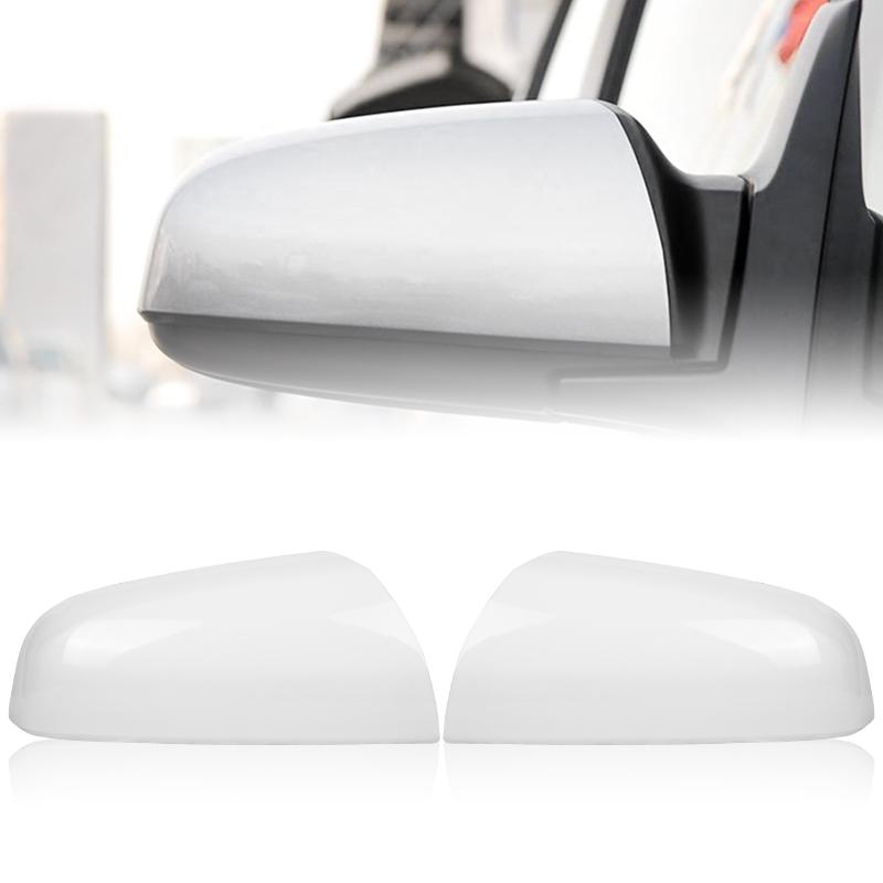 Door Wing Mirror Cover Cap For Vauxhall Zafira MK2 2005 2006 2007 2008 Primed White/Glossy Black Replacement Left/Right Side