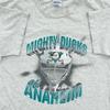 Винтажная футболка ANAHEIM MIGHTY DUCKS 90-х РАЗМЕР L нхл хоккей на льду одинарный шов
