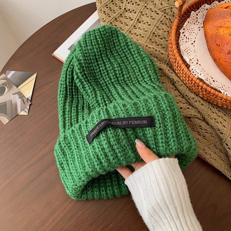 Elegant Cozy Winter Knit Hat For Women Warm Loose-fit Beanie In Trendy Colors