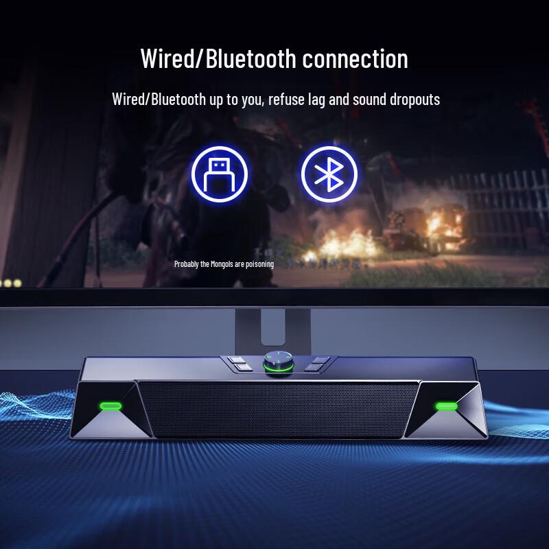 Newman V1 PRO Desktop Gaming Soundbar Speaker