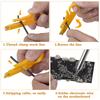 Yellow Portable Wire Stripper and Crimper Pliers Compact Cable Cutter Tool for UTP/STP Data Wires, Safe and Easy To Use Ideal for Modular Connectors