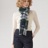 ABRAHAM MOON Шарф-шаль из мериносовой шерсти 50 см - Клетка Гордон