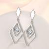 Lindon Copper Alloy Zircon Earrings Drop Earrings For Women Wedding Party Gifts