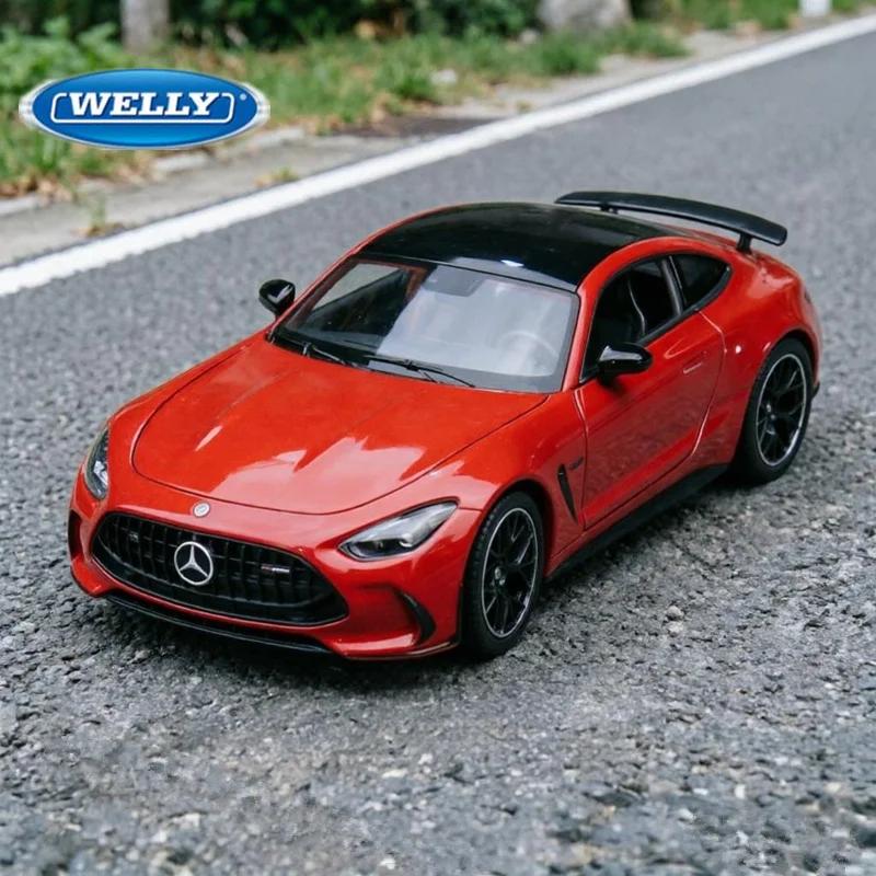 Welly 1/24 Mercedes-Benz AMG GT 63 Coupe Литая Модель Автомобиля Сплав Металл Суперкар Высокая Симуляция Гоночный Автомобиль Коллекция Подарок